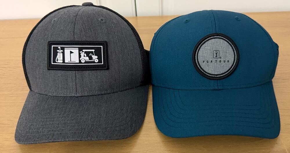 2 PGA Pro Series Golf Hats Adjustable Back NWOT